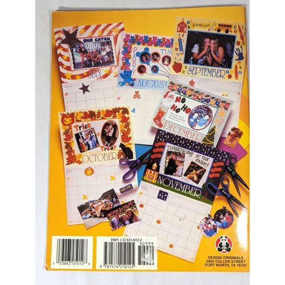 Design Originals Memory Calendar Scrapbook Craft 12 Add Photo Embellishments - Picture 3 of 3